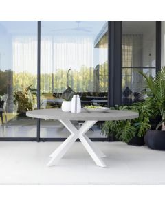 "GRC" Outdoor Round Dining Table Ø170 CM Gunmetal Leg