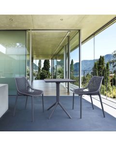 "Sky" Outdoor Folding Table 60 CM SQ Black
