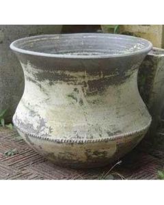 "Limestone Lucinda Urn Small" W50 × H44 cm (RRP $899)