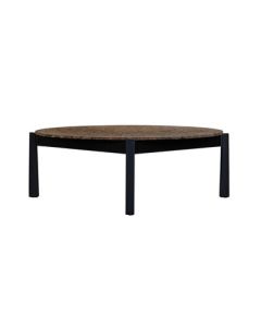 "Odessa" Marble Coffee Table W120 × D120 × H39 CM Brown (RRP $2999)