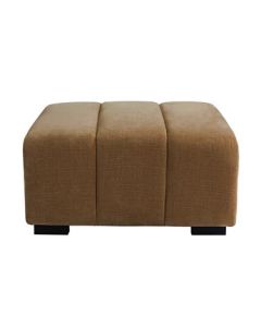 "Savoy" Ottoman W79 × D98.5 × H42 CM Tan (RRP $999)