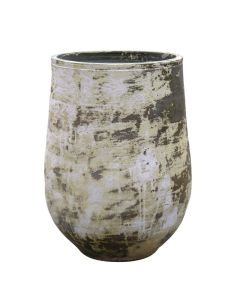 "Limstone Bellevue Tall Cylinder Pot No.2" W50 × H80 cm Limestone (RRP $1999)