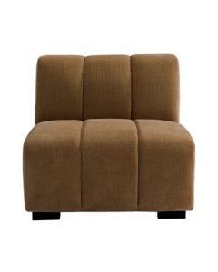 "Savoy" Single Seat W79 × D98.5 × H71 CM Tan (RRP $1499)