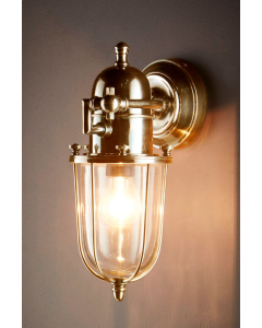 Chapel Outdoor Wall Light Antique Brass (RRP $649)