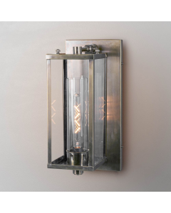 Pavillion Outdoor Wall Light Antique Silver (RRP $1375)