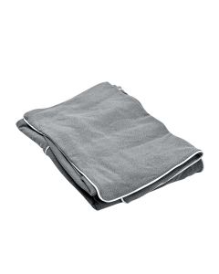 Slip Cover Only - Noosa Hamptons Armchair Grey W/White Piping, W 90cm D 91cm H 80cm (RRP $724)