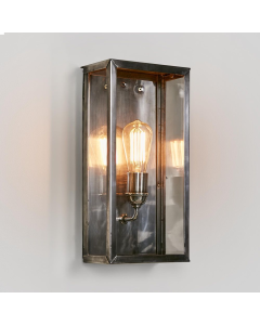 Goodman Outdoor Light Wall Light Antique Silver (RRP $649)