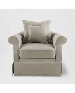 Avalon Hamptons Armchair Natural, W 109cm D 96cm H 81cm (RRP $1899)