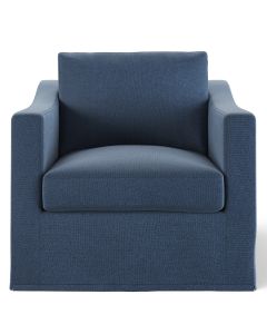 Clovelly Hamptons Armchair Navy,  D99cm x W93cm x H80cm (RRP $1799)