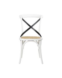 Bella Dining Chair White, W 50cm x D 54cm x H 89cm (RRP $199)