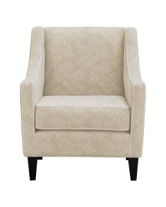 "Amelie" Australian Made Hamptons Style Occasional Armchair, Mandalay Beige (RRP $1499)
