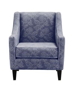 SPRING SALE!! "Amelie" Australian Made Hamptons Style Occasional Armchair, Mandalay Royal (RRP $1499)
