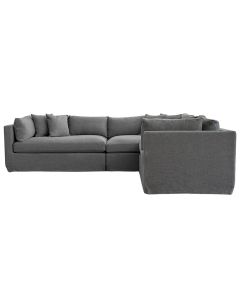 Marbella Modular Sofa Storm Right, W 300 D 250 H 85cm (RRP $6149)
