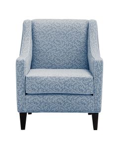 SPRING SALE!! "Amelie" Australian Made Hamptons Style Occasional Armchair, Coral Fabric - Marina Cove Cameo (RRP $1499)