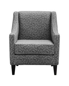 "Amelie" Australian Made Hamptons Style Occasional Armchair, Coral Fabric - Marina Cove Slate (RRP $1499)