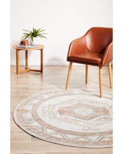 Mayfair Caitlen Hamptons Style Indoor Rug Natural Round