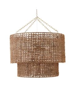 Navarre Rattan Pendant,  81cm W x 81cm D x 61cm H (RRP $999)