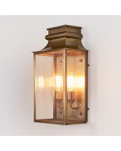 Westpoint Outdoor Wall Light Antique Brass (RRP $1034)