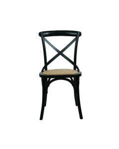 Bella Dining Chair Black, W 50cm x D 54cm x H 89cm (RRP $199)