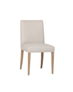 Collaroy Dining Chair Beige, D 59cm W 48cm H 87cm (RRP $499)