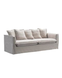 Airlie 3 Seater Sofa Driftwood, L 217cm W 86cm H 85cm (RRP $2499)