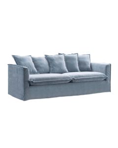 Airlie Coastal Style 3 Seater Sofa Lake, L 217cm W 86cm H 85cm (RRP $2499)