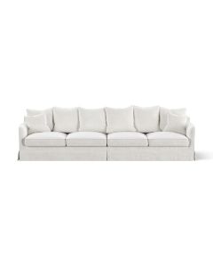 Noosa 4 Seat Modular Sofa Ivory, W 330cm D 91cm H 80cm (RRP $4999)