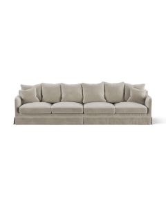 Noosa 4 Seat Modular Sofa Natural, W 330cm D 91cm H 80cm (RRP $4999)