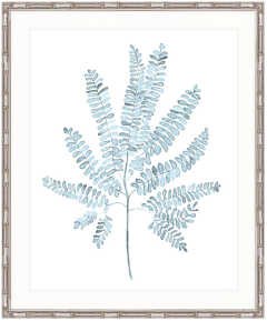 "Designer Boys Collections" Pale Blue Foliage I Artwork, Foliage Collection