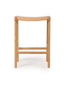 Pasadena Counter Stool Natural, W46cm x D38cm x H66cm (RRP $599)