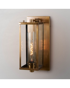 Pavillion Outdoor Wall Light Antique Brass (RRP $1375)
