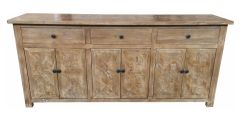 "Chateau" Parquetry Buffet Sideboard Elm, 200cm