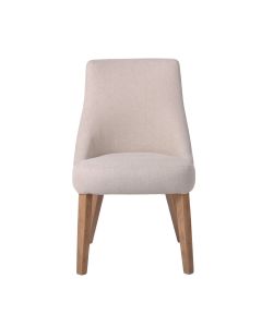 Valencia Beige Dining Chair, W 52cm D 60cm H 89.5cm (RRP $399)