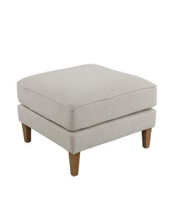 Bondi Hamptons Ottoman Beige, W 60cm D 40cm H 40cm (RRP $499)