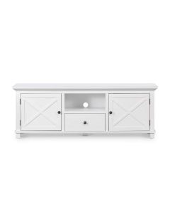 Sorrento Hamptons Media Unit White, W 170.2cm D 45.7cm H 61.3cm (RRP $1399)