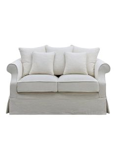 Avalon Hamptons 2 Seat Sofa Ivory, W 174cm D 96cm H 81cm (RRP $2599)