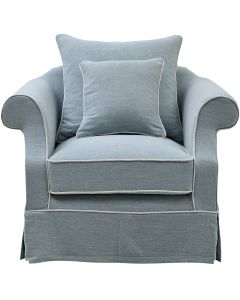 Avalon Hamptons Armchair Beach, W 109cm D 96cm H 81cm (RRP $1899)