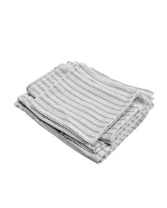 Slip Cover Only - Avalon Hamptons Armchair Stone Stripe, W 109cm D 96cm H 81cm (RRP $699)