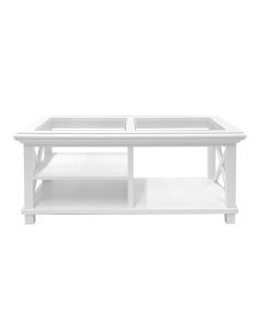 Sorrento Hamptons Rectangle Coffee Table White, W 120cm D 60cm H 48.9cm (RRP $1499)