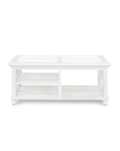 Sorrento Hamptons Square 120cm Coffee Table White, W 120cm D 120cm H 50cm (RRP $1499)