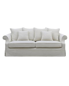 Avalon Hamptons 3 Seat Sofa Ivory, W 226cm D 96cm H 81cm (RRP $3299)