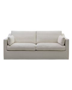 Clovelly Hamptons 3 Seat Sofa Ivory, W 220cm D 112cm H 95cm (RRP $3299)