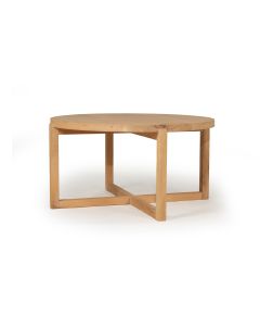 Clovelly Round Coffee Table, W 80cm x H 42cm