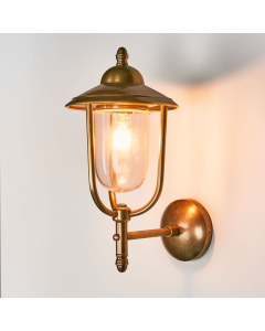 Pier Outdoor Wall Light Antique Brass (RRP $649)
