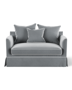 Noosa Hamptons 1.5 Seat Sofa Bed Grey, W 140 D 91 H 80cm (RRP $2999)