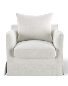 Noosa Hamptons Armchair Ivory, W 91cm D 90cm H 80cm (RRP $1699)