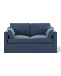 Clovelly Hamptons 2 Seat Sofa Navy, W 170 D 100cm H 80cm (RRP $2449)