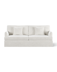 Byron Hamptons 3 Seat Sofa Ivory, W 223cm D 96cm H 78cm (RRP $3299)