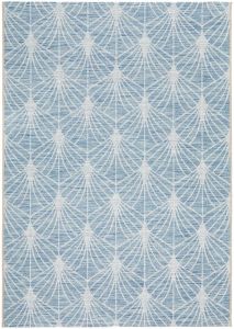 "Terrace" Hampton Style Outdoor/Indoor Rug 5502, Blue