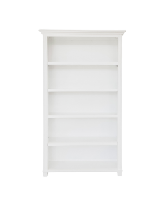 Sorrento Hamptons Style Bookshelf White, L 105cm W 105cm H 180cm (RRP $1699)